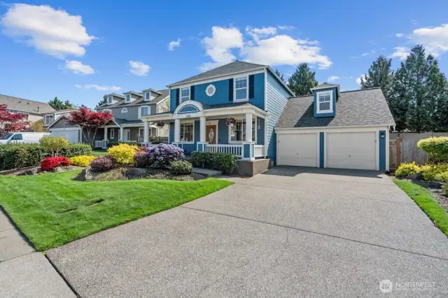 Spacious 2 car garage and all gutters professionally cleaned 4/29/25