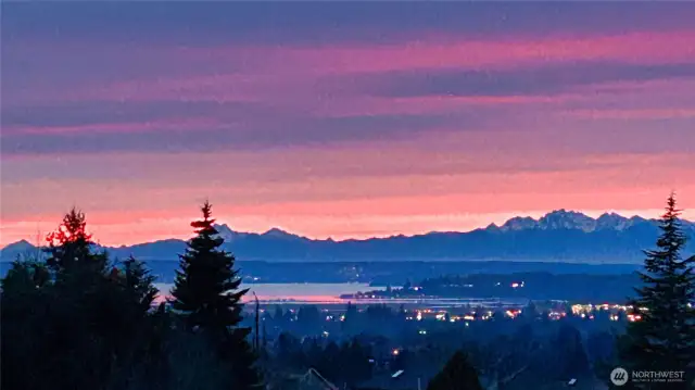 Enjoy your morning coffee after waking up to this view!