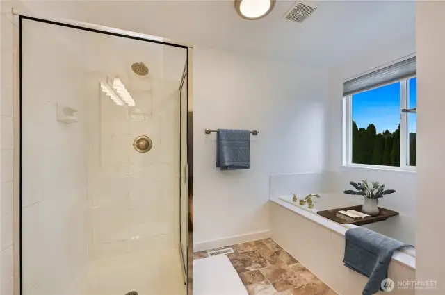 Soak away the busy day in this tub!  A little virtual decor added.