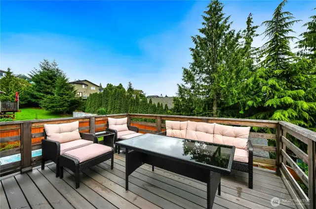 Private Primary suite deck.