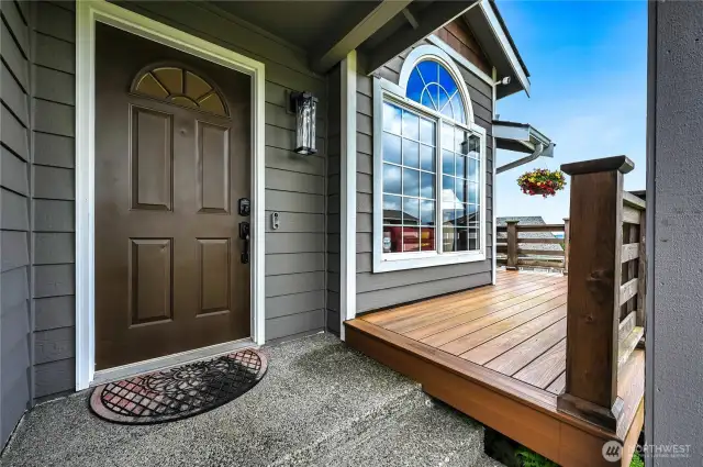 Love this entry with the wrap around porch~
