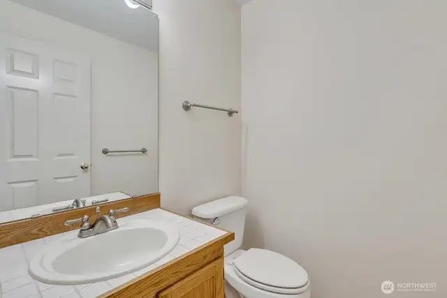Main floor half bath