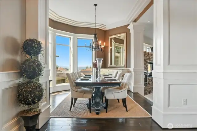 Dining room with a view!