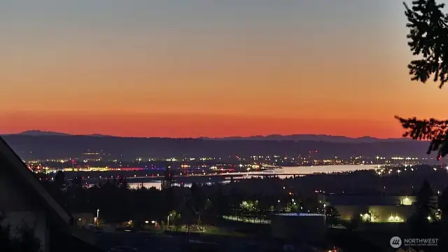 Sunset view of the city from the balcony!