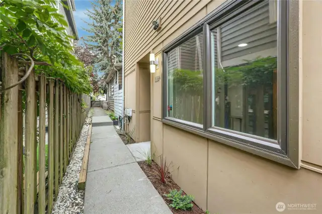 Quietly tucked away from the main streets.