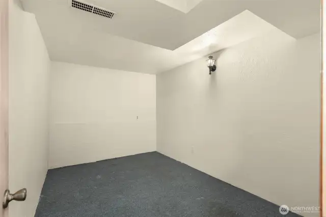 Lower level office (non conforming bedroom)