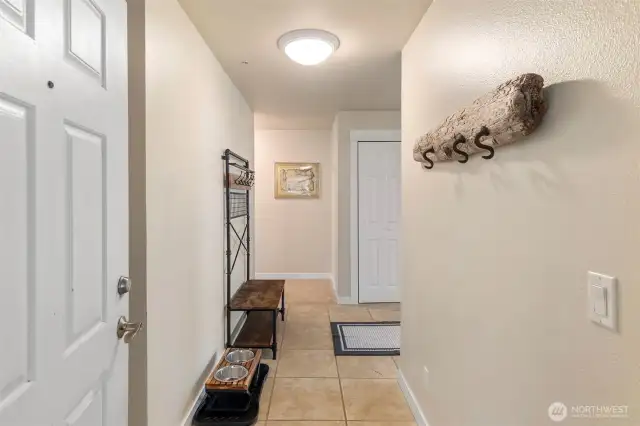 Laundry in hall