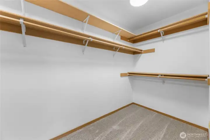 Primary Suite - Large Walk In Closet.