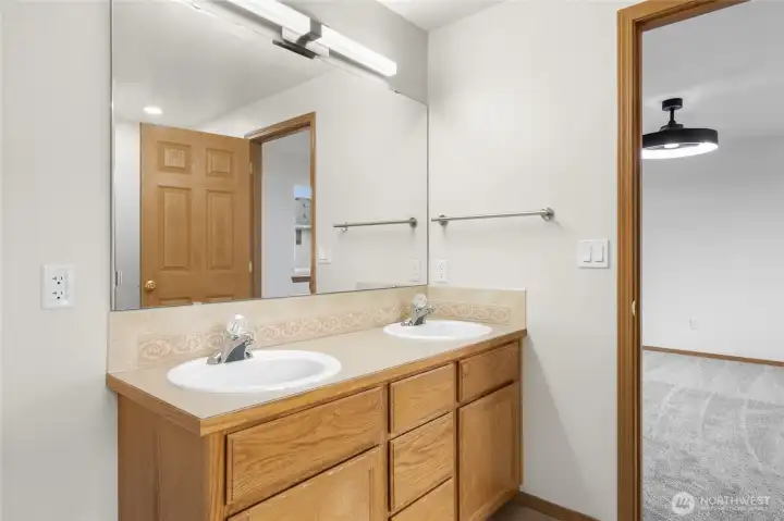Dual vanity.
