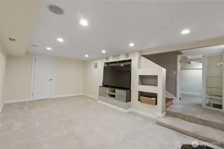 Head up the stairway landing and into the 2nd bedroom.