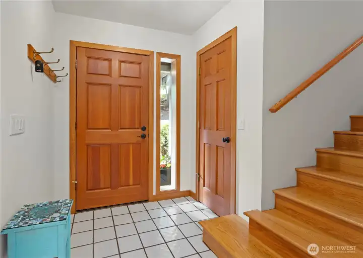 This custom home has all the accents of beauty, with solid wood trim , baseboards and doors.