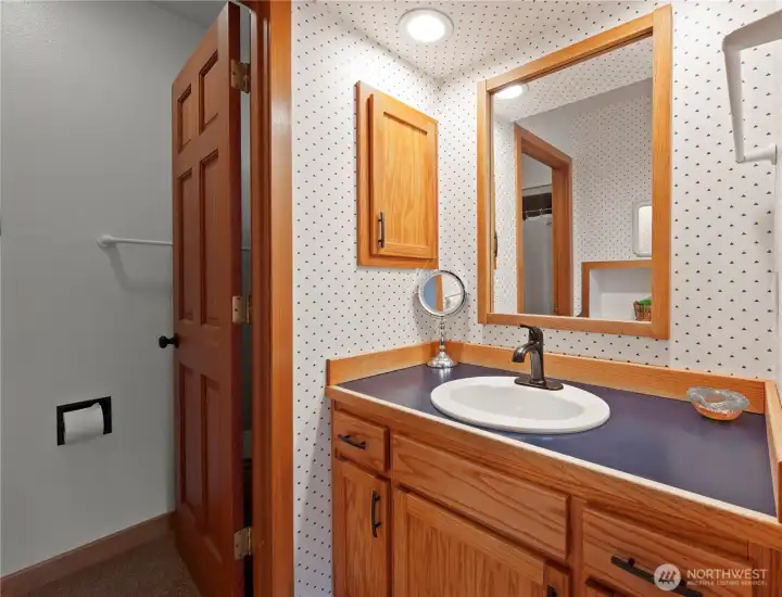 Bedroom two en suite with shower