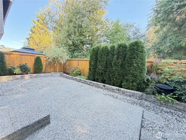 Fenced Backyard