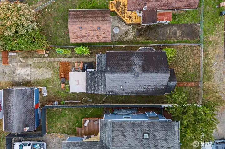 Drone photo above.  Neighbors are tidy