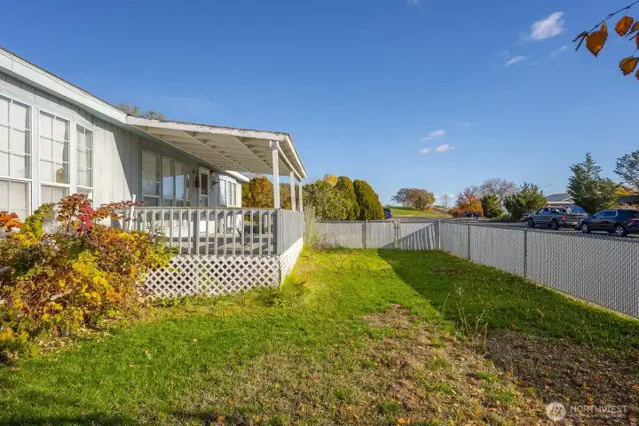 Covered Porch's allow for great entertaining space, or relaxing year round!