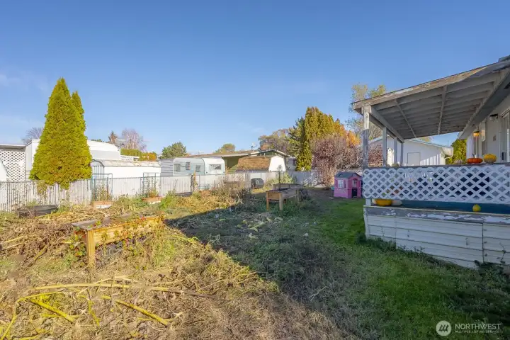 Grill n chill on the back porch