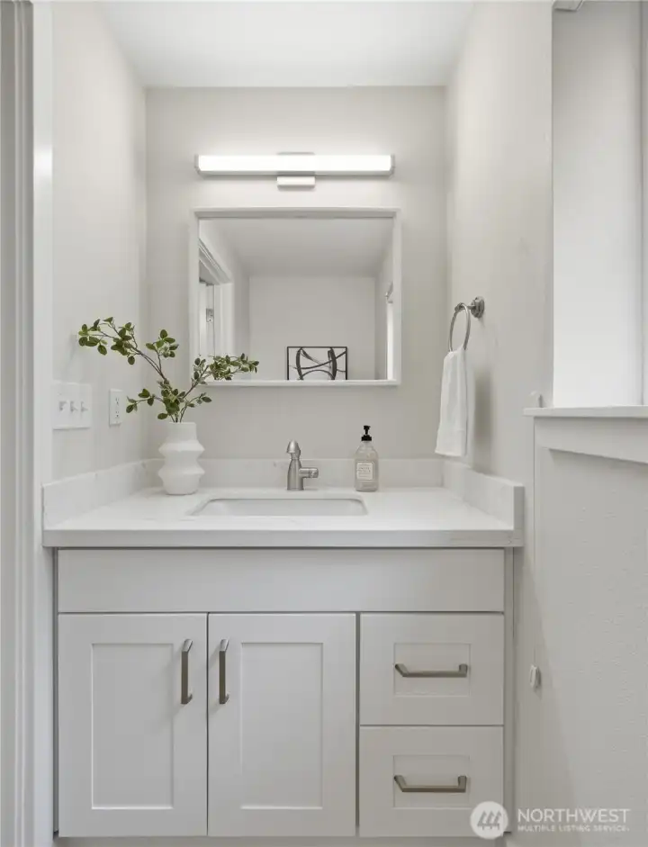 Half bath on main floor