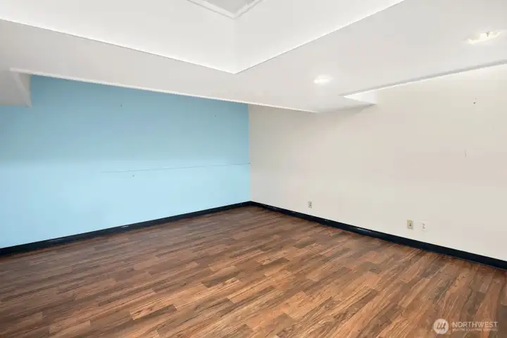 Recreation room on lower level