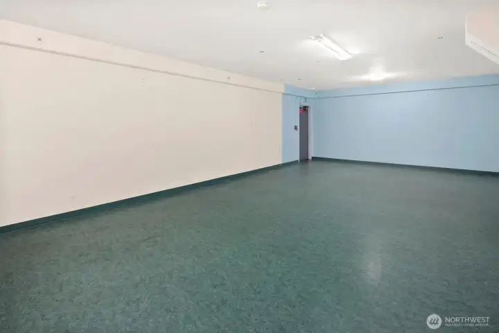 Gathering room or classroom on lower level