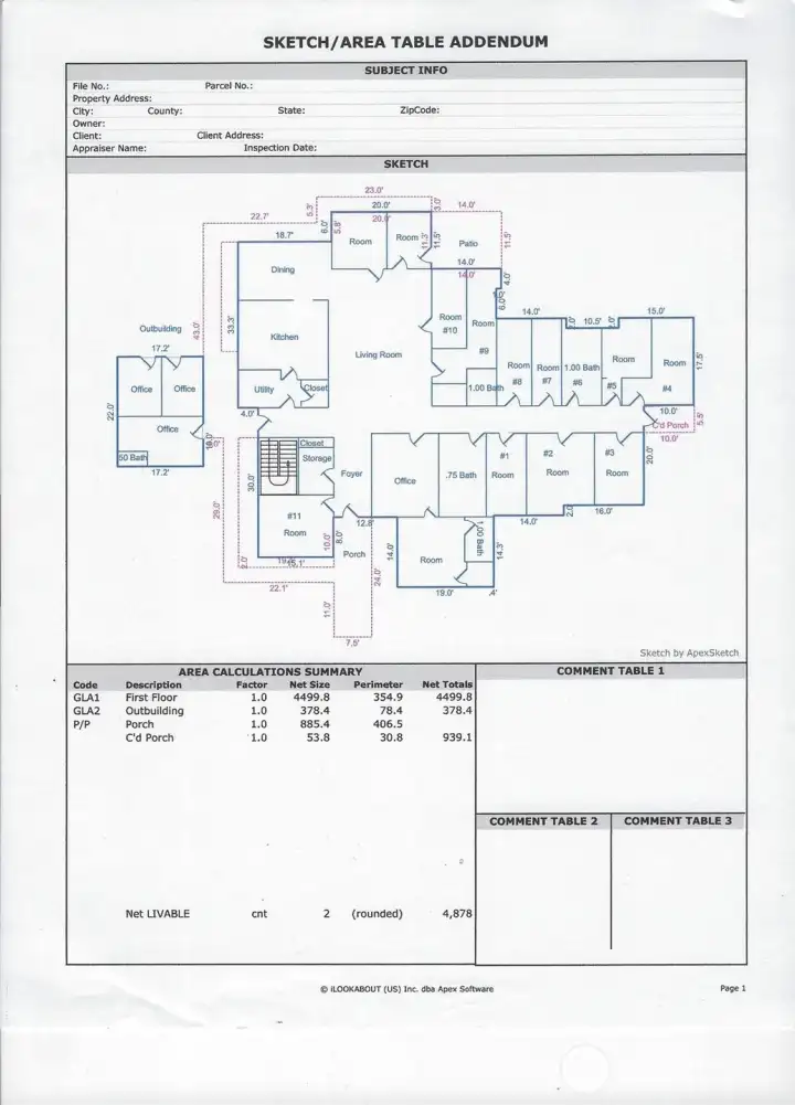 Floor plan, main floor