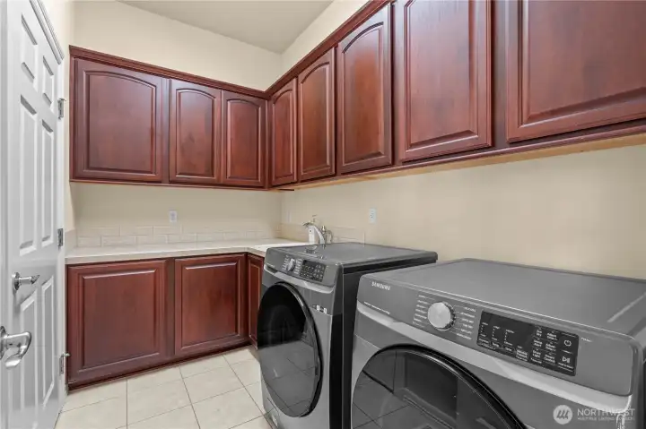 Laundry room with tons of cabinetry and good counter space