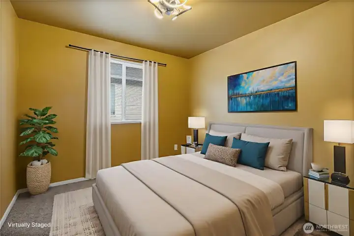 This photo is virtually staged