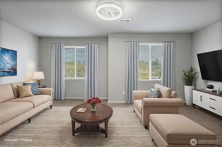 This photo is virtually staged