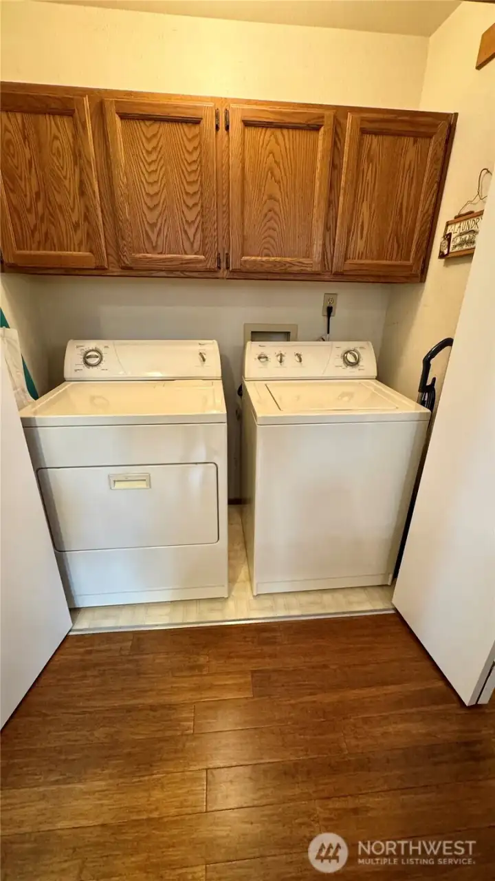 Washer and Dryer will also stay for your convenience!