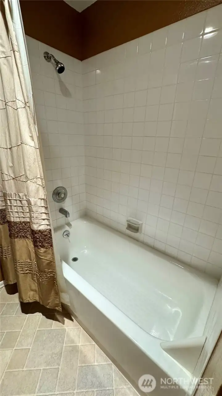 Main bath is a full bath...this is the tub.