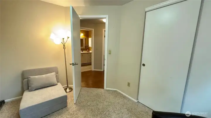 Bedroom #3 is also spacious and light!