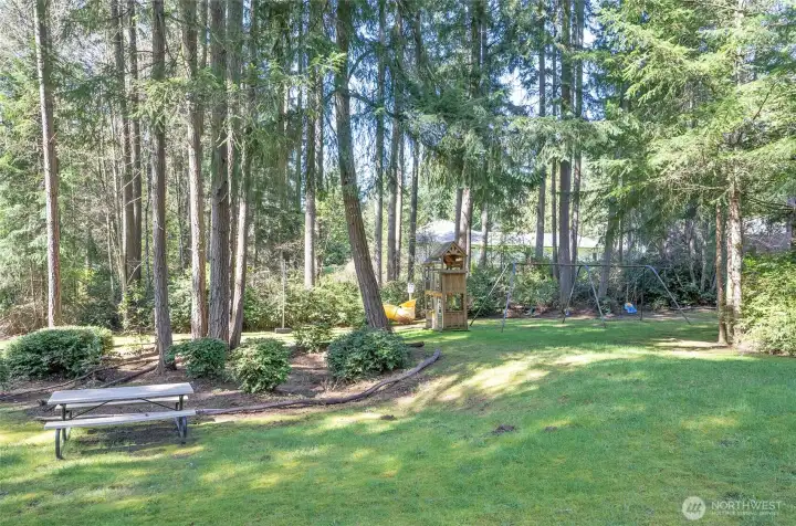 Park, across street from home