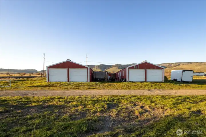 Four large 48x22 storage sheds offering exceptional space.