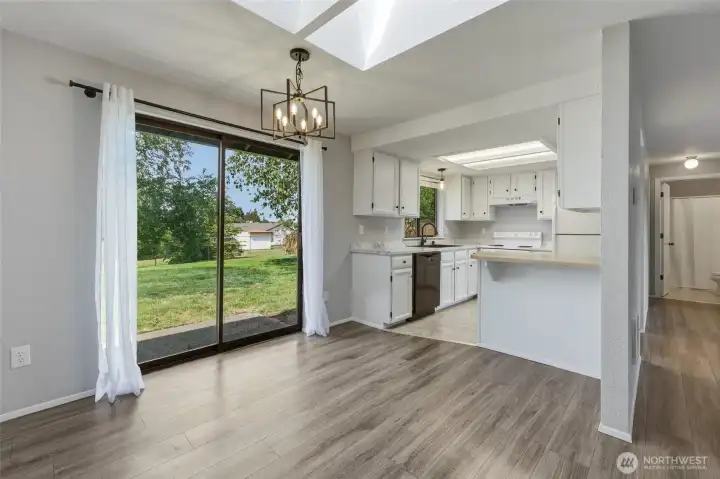 Easy access to patio ...