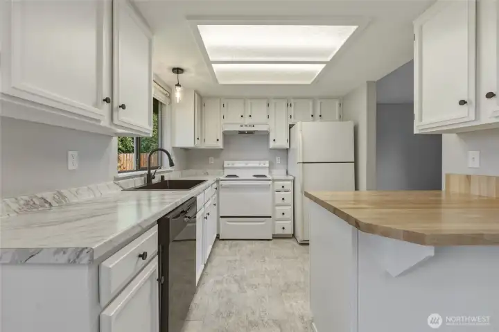 Ample storage space ...