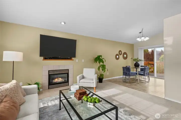 Easy entertainment space