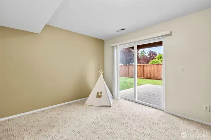 Downstairs main living, easy access to be second entry