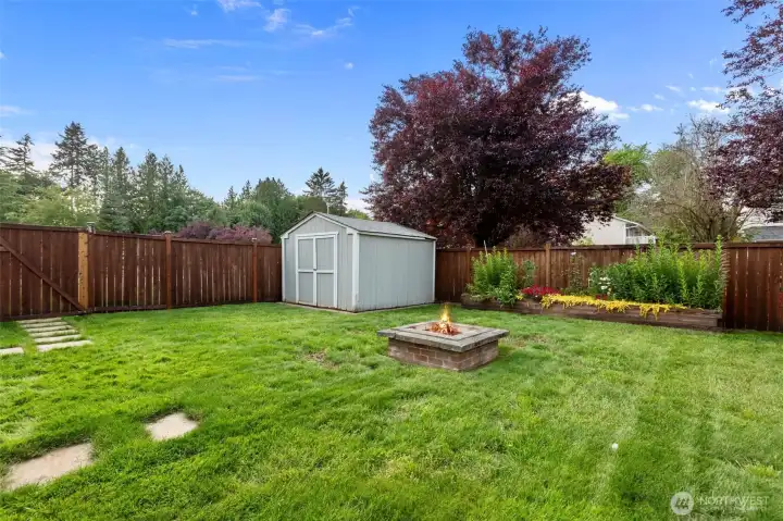 Ample garden space for outdoor living