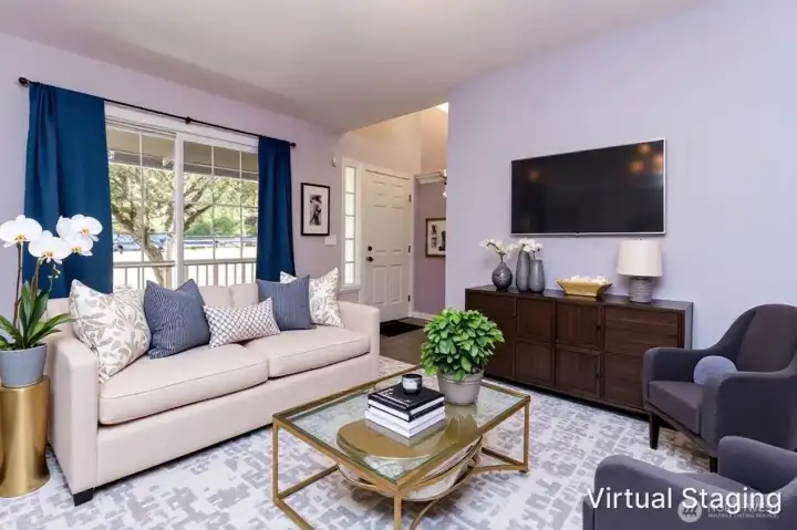 Living Room- Virtually Staged