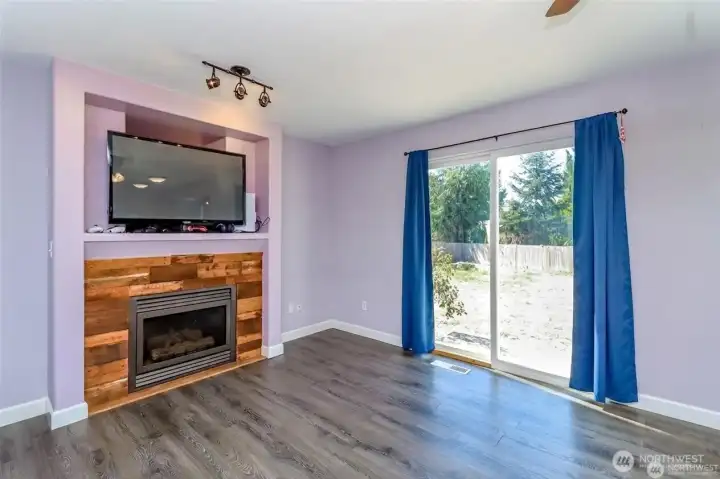 Additional living room- without virtual staging