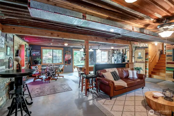 Features include walk-in pantry/closet, .5 bath, slider to patio, play & relax space