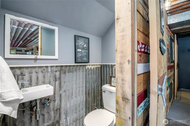 .5 bath at finished basement