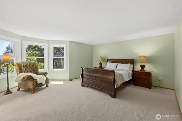 Yes the primary suite is huge!