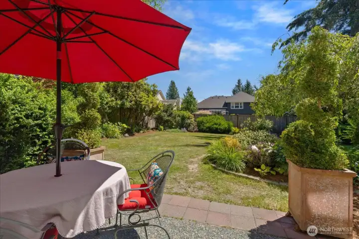 Yes a backyard meant to be enjoyed