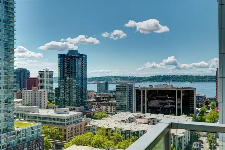Enjoy a cup of coffee and beautiful view every morning from your bedroom balcony!