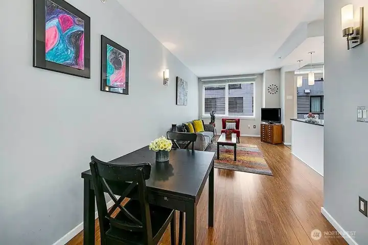 Enjoy your North facing unit in a peaceful color perfect to highlight the art you just purchased at a local art show. Enjoy your North facing unit in a peaceful color perfect to highlight the art you just purchased at a local art show.