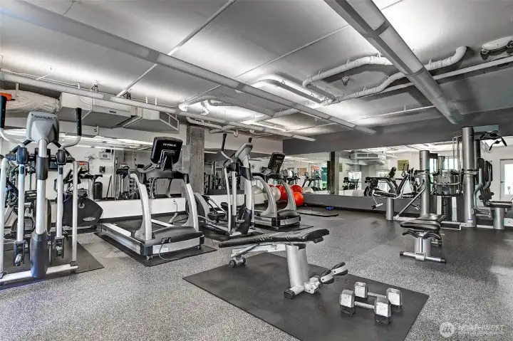 Getting fit is never easier with the on site gym. Getting fit is never easier with the on site gym.