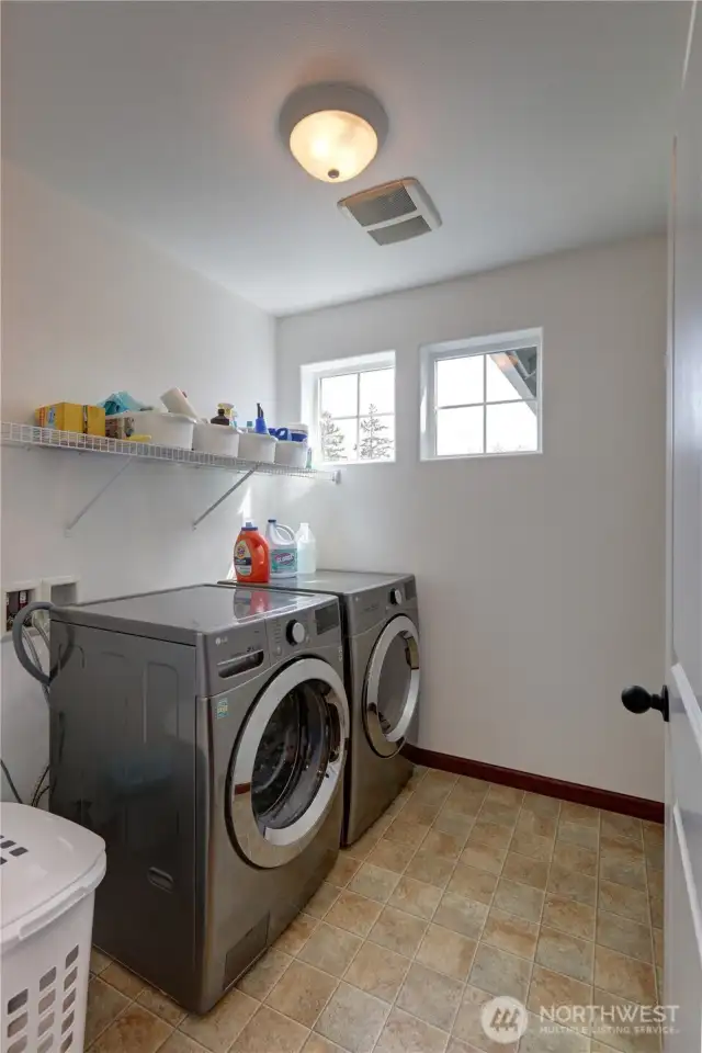 Upstairs laundry