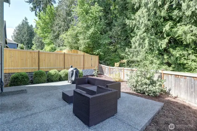 Back patio off DR