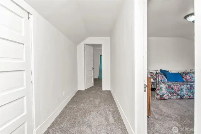 Upstairs Hallway - ALL new carpet