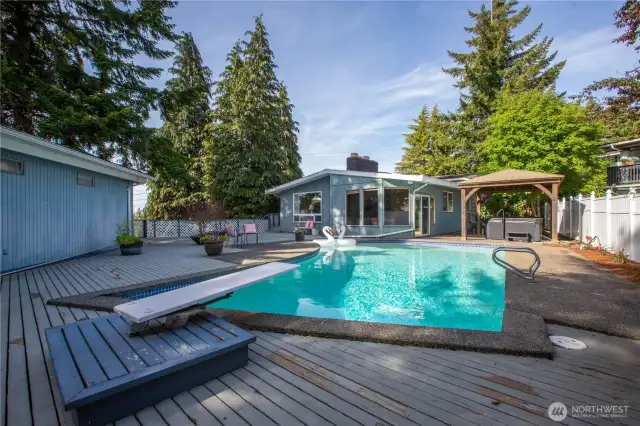 Just in time for summer! If you are looking for a home that is made for having great pool parties this home is it.
